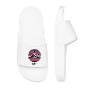 Design de pyramide égyptienne - Claquettes Femme - blanc - Devant