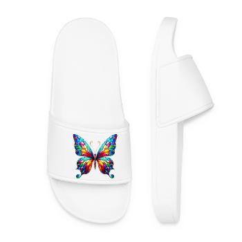 Papillon - Claquettes Femme - blanc - Devant
