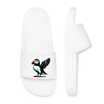 Puffin - Women’s Pool Sliders - white - Front