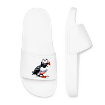 Puffin - Women’s Pool Sliders - white - Front