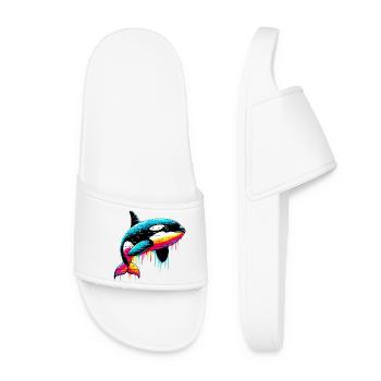 Killer whale - Women’s Pool Sliders - white - Front