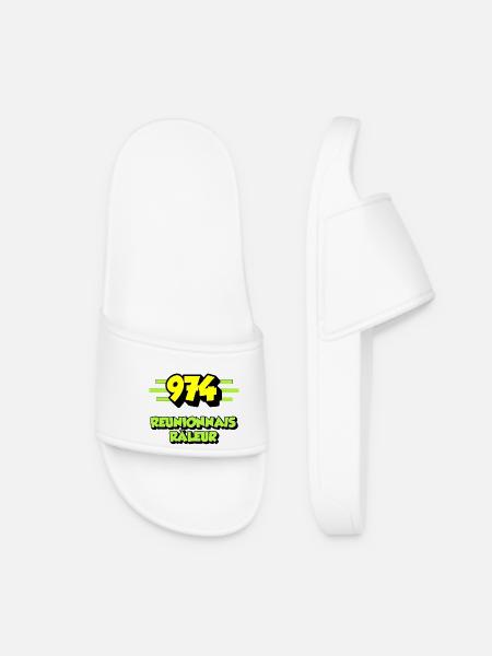Réunionnais râleur - Claquettes Femme - blanc