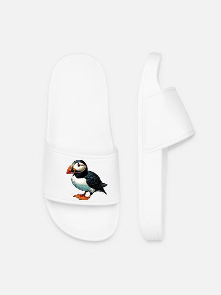 Puffin - Women’s Pool Sliders - white