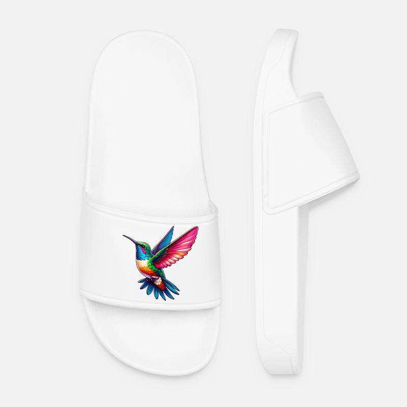 Kolibri - Frauen Badelatschen - Weiß