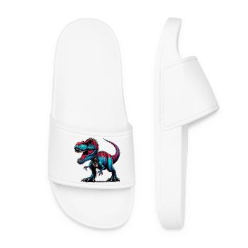 Dinosaure - Claquettes Femme - blanc - Devant