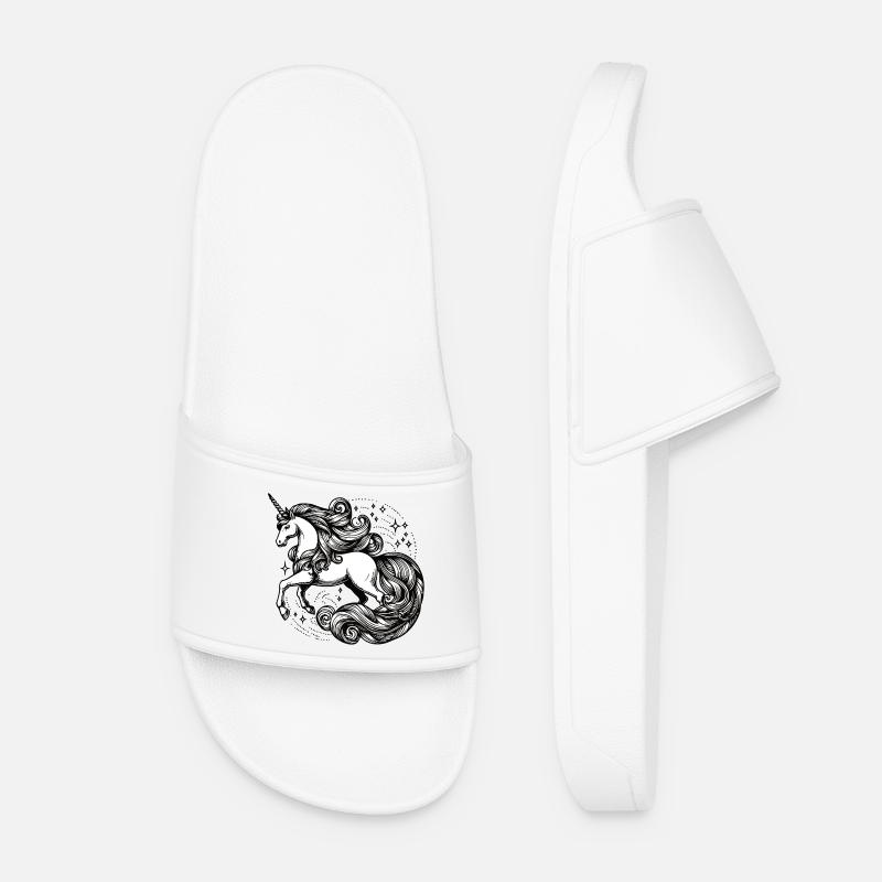 Unicorn Magic Unicorn Dream - Women’s Pool Sliders - white