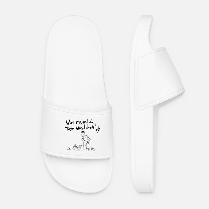 No washboard - Women’s Pool Sliders - white