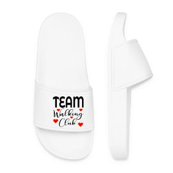 TEAM WALKING CLUB - Women’s Pool Sliders - white - Front