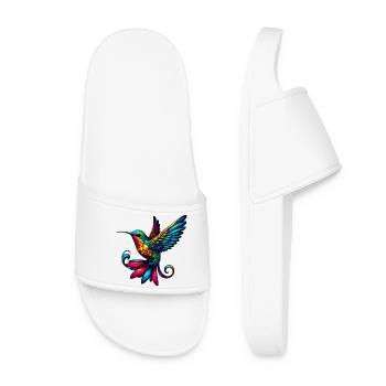 Kolibri - Frauen Badelatschen - Weiß - Vorne