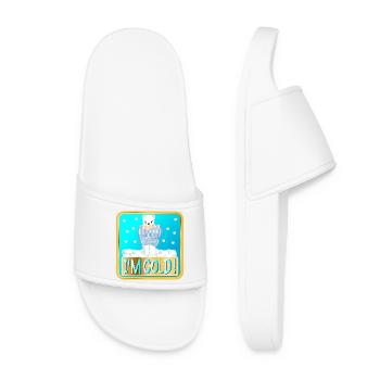 I AM COLD - WINTER POLAR BEARS - Women’s Pool Sliders - white - Front
