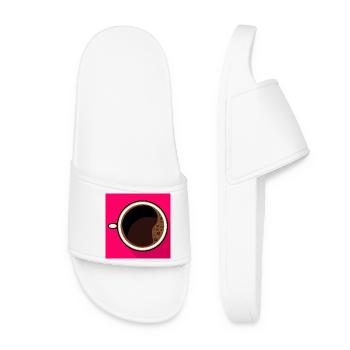 TASSE À CAFÉ ESPRESSO - Claquettes Femme - blanc - Devant
