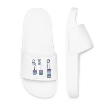 CLUTCH BRAKE ACCELERATOR GAS - Women’s Pool Sliders - white - Front