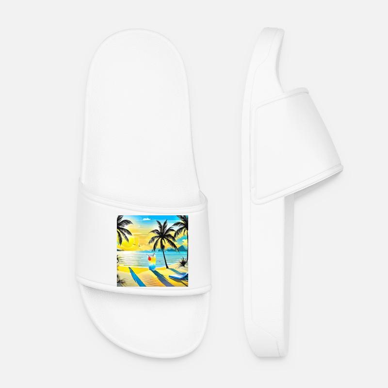 Beach - Frauen Badelatschen - Weiß
