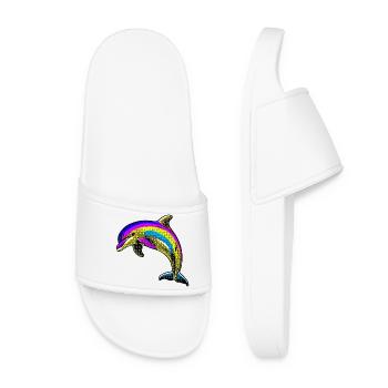 Dauphin - Claquettes Femme - blanc - Devant