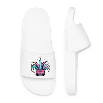 Fool's Cap Fool's Cap for Carnival and Carnival - Women’s Pool Sliders - white - Front
