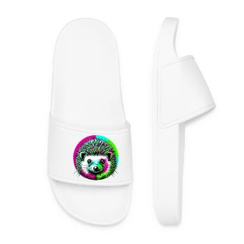 Hedgehog - Women’s Pool Sliders - white - Front
