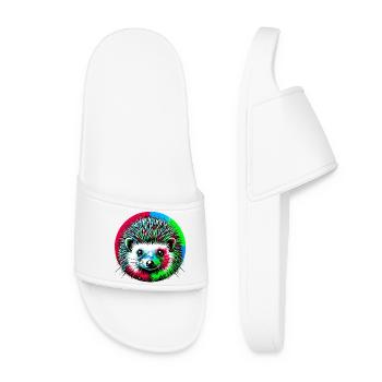Hedgehog - Women’s Pool Sliders - white - Front