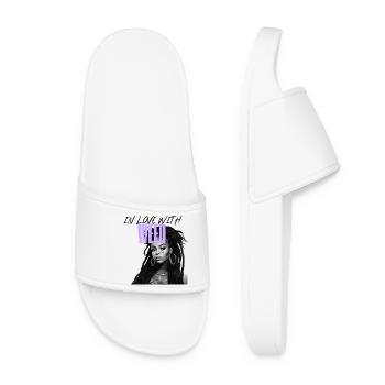 IN LOVE WITH WEED - Women’s Pool Sliders - white - Front