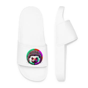 Hedgehog - Women’s Pool Sliders - white - Front