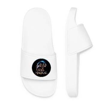 Magic Puppy - Women’s Pool Sliders - white - Front