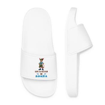 Kangourou bavarois - Claquettes Femme - blanc - Devant