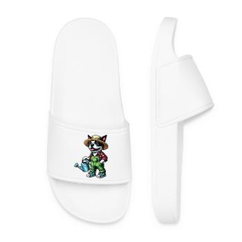 Bostie Jardinier - Claquettes Femme - blanc - Devant