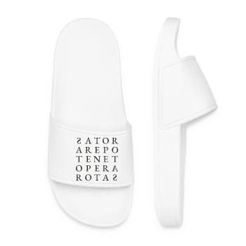 SATOR AREPO TENET OPERA ROTAS - Claquettes Femme - blanc - Devant