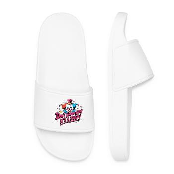 Don't Grow Up - Women’s Pool Sliders - white - Front