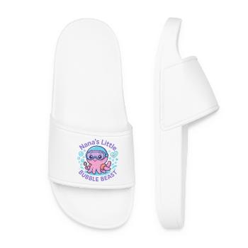 Nana’s Little Bubbles Animal Mignon Calmar - Claquettes Femme - blanc - Devant