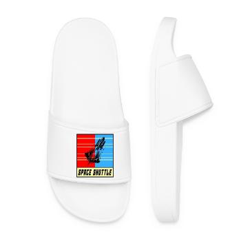 Vaisseau spatial Vintage Design - Claquettes Femme - blanc - Devant