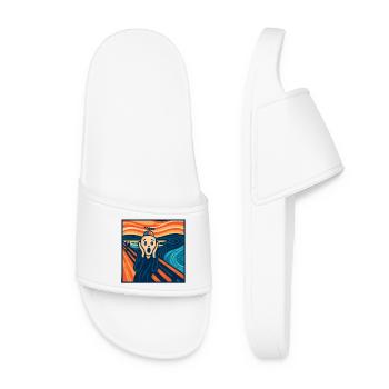 Le Cri (presque) serein - Claquettes Femme - blanc - Devant