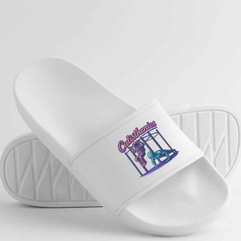 Calisthenics Astronaut Alien Pull-ups Gift Women’s Pool Sliders