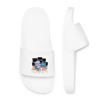 404: Sleep Not Found - Women’s Pool Sliders - white - Front