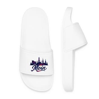 Hamburg Moin City Silhouette Galactic Gift - Women’s Pool Sliders - white - Front