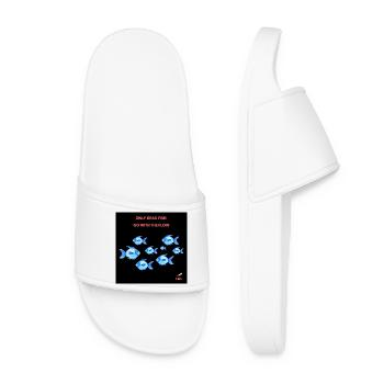Only dead fish - Women’s Pool Sliders - white - Front
