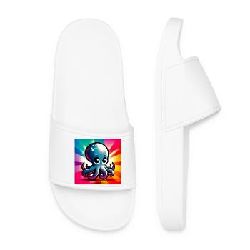 Pieuvre - Claquettes Femme - blanc - Devant