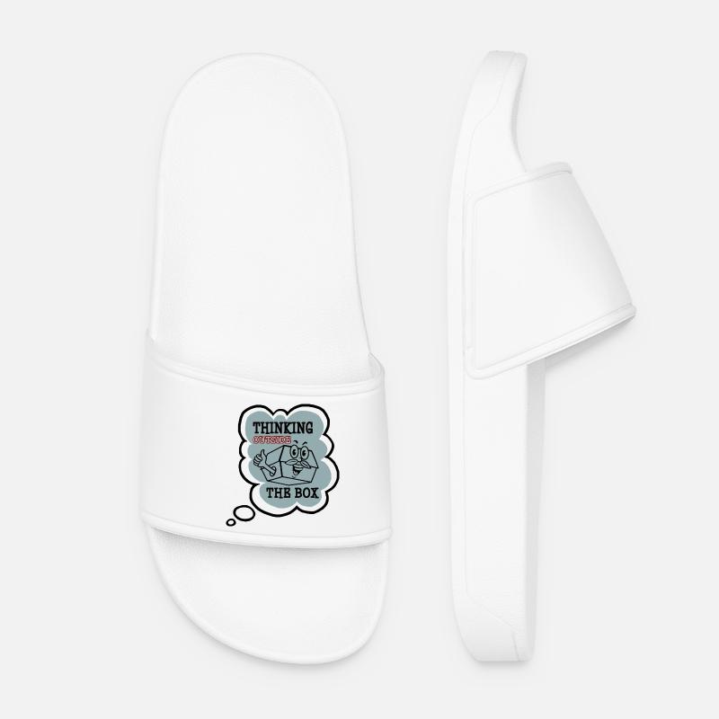 Thinking outside the Box - Women’s Pool Sliders - white
