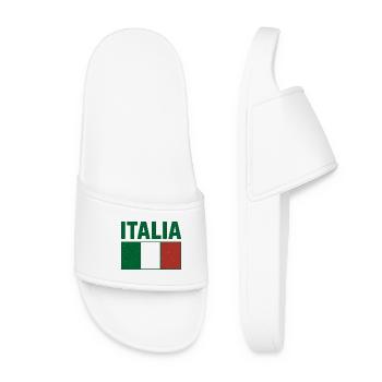 Italia - Women’s Pool Sliders - white - Front