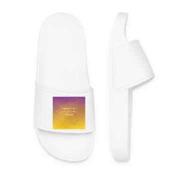 Je suis un aimant pour la positivité - Claquettes Femme - blanc - Devant