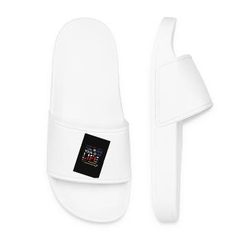 Influence on your own life path - Women’s Pool Sliders - white - Front