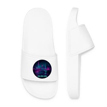 Dublin Souvenir Cyberpunk - Women’s Pool Sliders - white - Front
