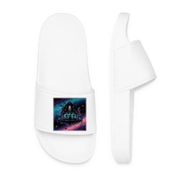 Scénographie de concert céleste - Claquettes Femme - blanc - Devant