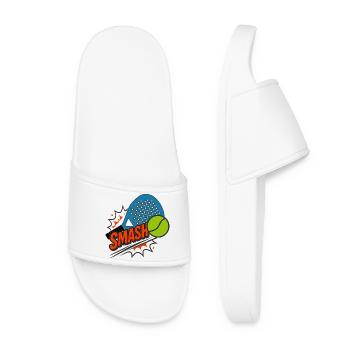 Fun Padel Smash - Women’s Pool Sliders - white - Front