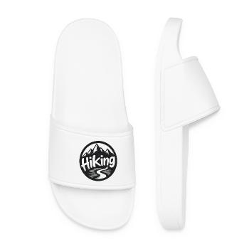 Adventurous mountain hiker eye-catcher - Women’s Pool Sliders - white - Front