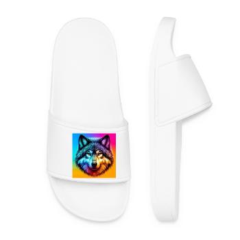 Loup - Claquettes Femme - blanc - Devant
