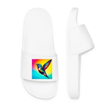 hummingbird - Women’s Pool Sliders - white - Front