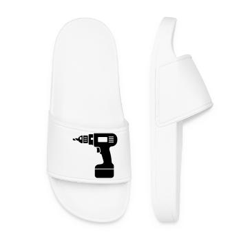 Drill - Women’s Pool Sliders - white - Front