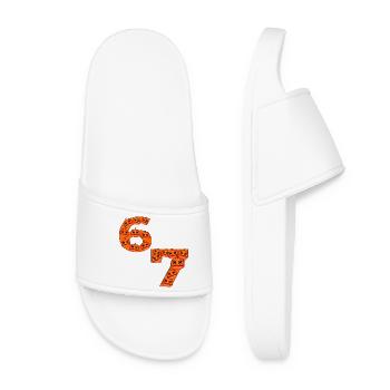 CITROUILLE D’HALLOWEEN SIX SEPT - Claquettes Femme - blanc - Devant