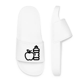 Healthy Lifestyle - Women’s Pool Sliders - white - Front