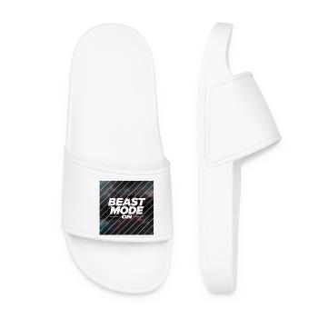 Beast Mod... Eins - Frauen Badelatschen - Weiß - Vorne